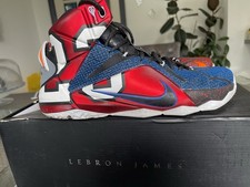 Nike LeBron 12 'WHAT THE ' Collection Mens UK 10 Basketball Shoes Stunning Mint