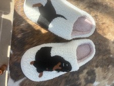 Dachshund Sausage Dog Slippers Size 42/43 8-9