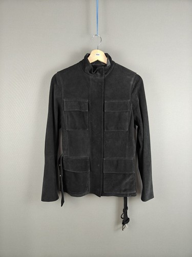 Belstaff black suede leather - suede,