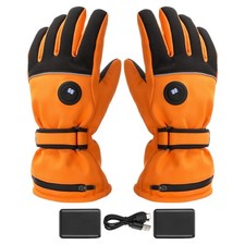 3 Levels Adjustable Heated Gloves Electric Hand Warmers Heating Gloves 2 battery