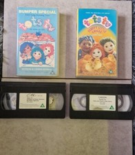 Tots TV - Bumper Special & Fluffy VHS Video Cassette  x2 vintage children's tv