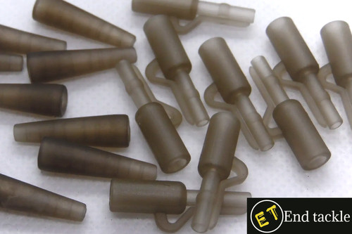 Lead clip tail rubber brown - tail,