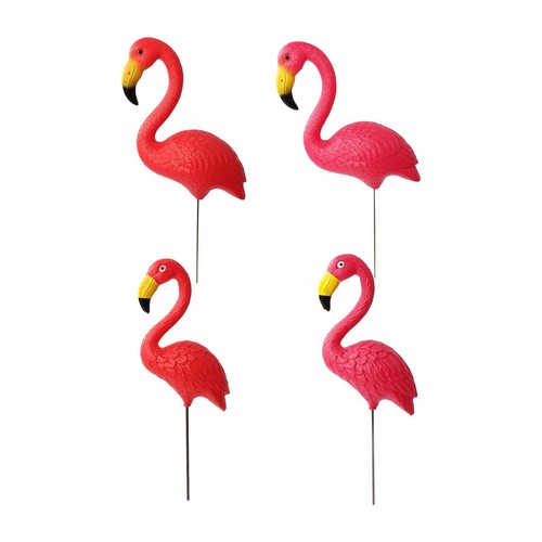 Flamingo garden stake bird - stake,
