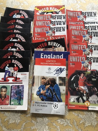 Manchester united programmes - manchester,