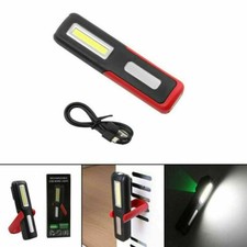 LED COB Hand Torch USB Rechargeable Car Garage Inspection Lamp Magnetic Light
