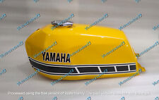 Yamaha RD250 RD400 Yellow Painted Steel Fuel Petrol Tank 1976-1977