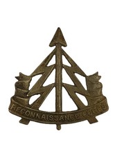 British Army Reconnaissance Corps Metal Cap Badge BRASS WWII MODEL