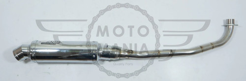 Custom exhaust honda c90 - exhaust,
