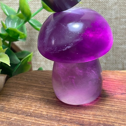 Rainbow fluorite stone - stone, carved