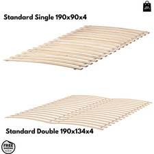 IKEA LURÖY Slatted Bed Base Single & Double Mattress Support Frame Flexible Slat