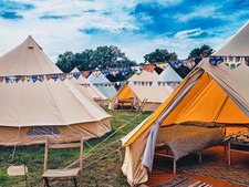 Used Ex Hire Bell Tents - 5m