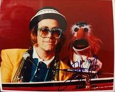 Elton John hand-signed 12x8 photo