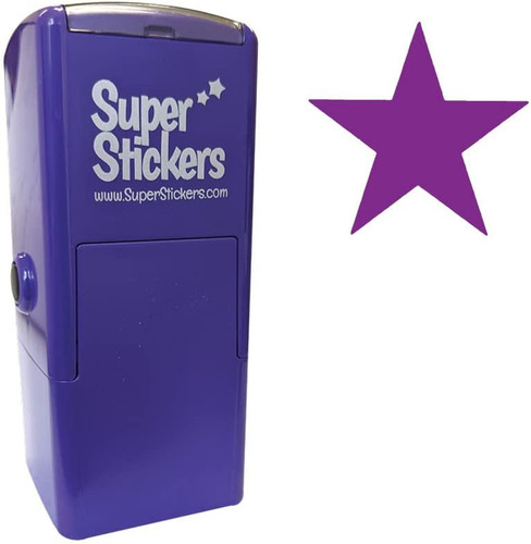Pre inked star stamp - stamp, for