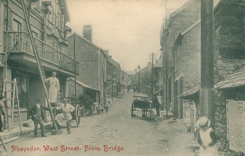 Rhayader west street from - rhayader,