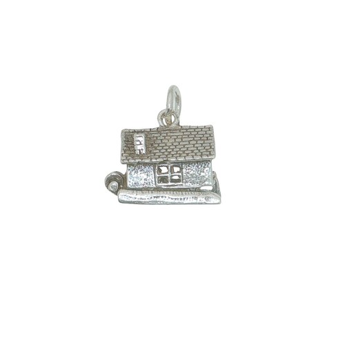 Vintage silver opening house - opening,