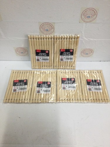 120pk wooden pegs - wooden,