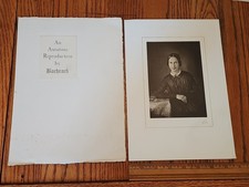 Louis Bachrach Auratone Reproduction "Mary Gilmour Mack" Daughter Capt. Gilmour