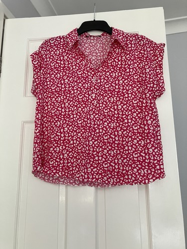 Ladies animal print top size - print,