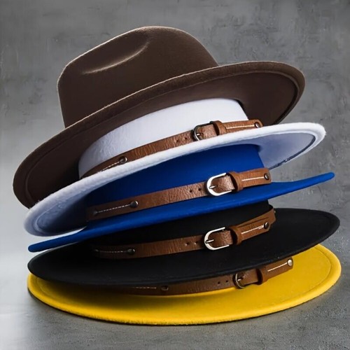 Men women wide brim felt - men,