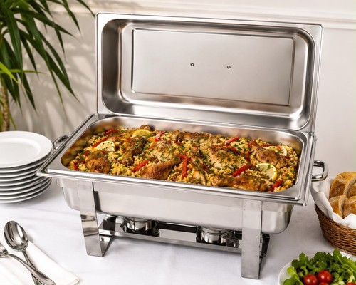 11l stainless steel chafing - stainless,