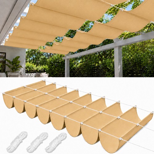 Retractable wave sun shade - sun,
