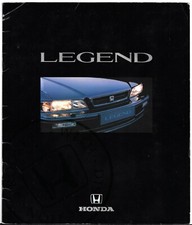 Honda Legend 1991-1992 UK Market Sales Brochure 3.2 Saloon Coupe