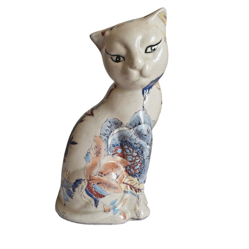 Vintage hand painted porcelain - hand-painted,