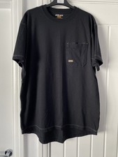 Ariat Rebar Black Work T Shirt Size Large