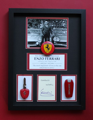 Enzo ferrari autograph - autograph, **