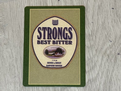 Beer brewery coaster strongs - brewery,