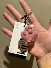 Kipling monkey keyring charm in Light Pink new with tag Small Baby Rare