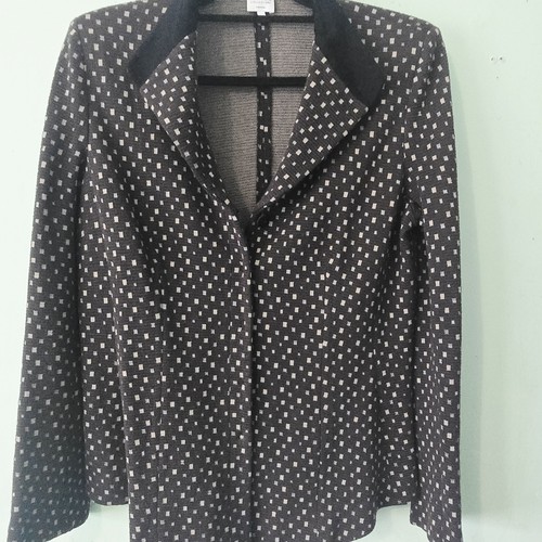 Armani brown patterned blazer - brown,