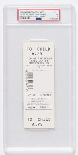 World trade center ticket - world, from