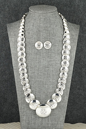 Sterling silver necklace and - necklace,