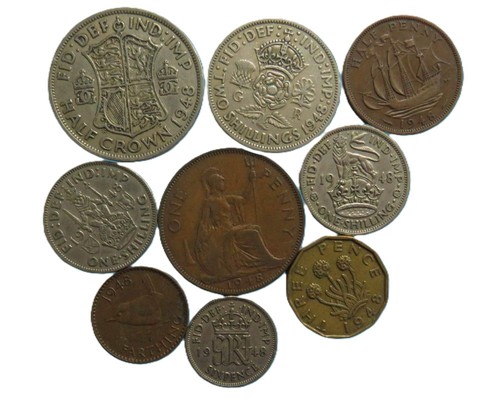 1948 great britain coin - 1948, year