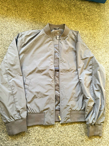 Men grey bomber jacket - bomber,