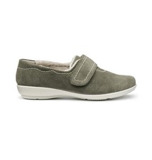 Hotter Toasty Women's Slipper- Khaki Size 5UK