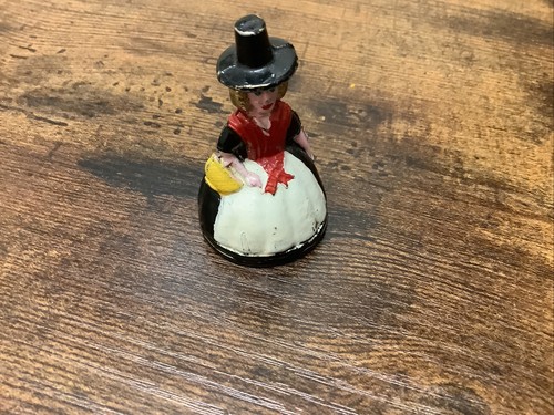 Vintage painted welsh lady - painted,