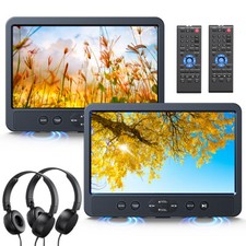 2x10.1" Car Headrest DVD