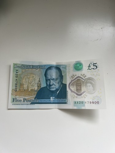 Five pound note collectable - five,