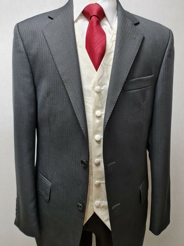 Mens grey herringbone - mens,