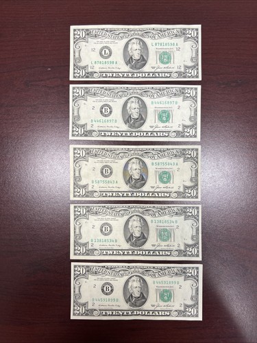 Lot old usa 20 - of, $20