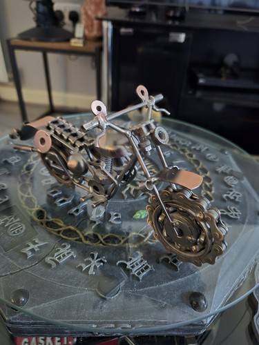 Metal motorbike model - metal, models