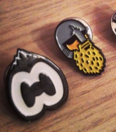 Casual connoisseur pin - casual, badges