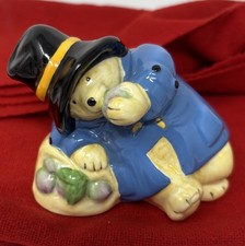1976 PADDINGTON BEAR Eats An Apple Bone China Coalport England
