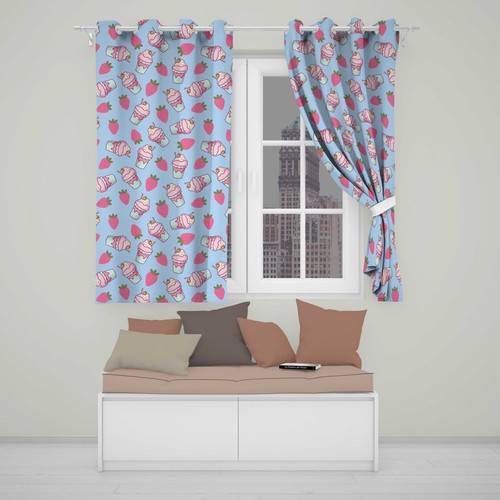 Blackout eyelet curtains - blackout,