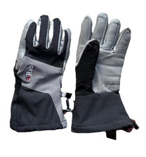 Rab Back Country Pittards Leather Polartec Black/Grey Gloves - Small
