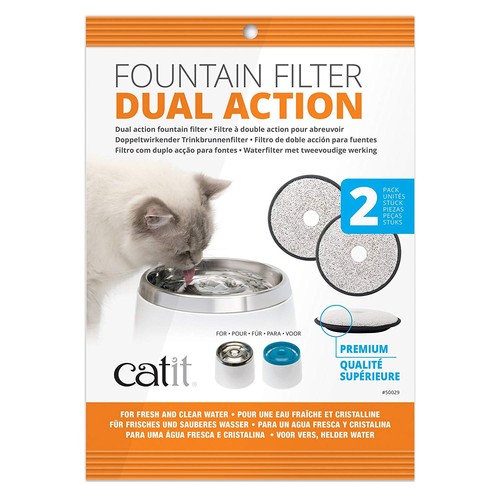 Catit drinking fountain - drinking,