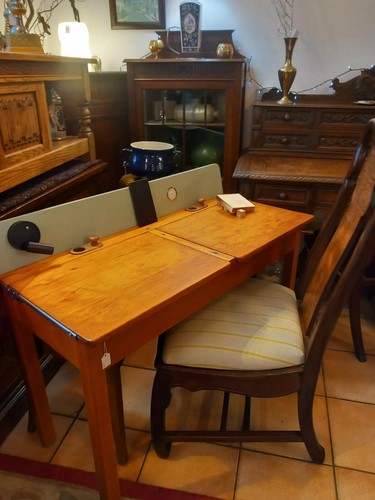 Vintage 1950 oak double - vintage, 1950"s