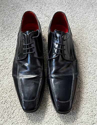 Jeff banks black leather - black,